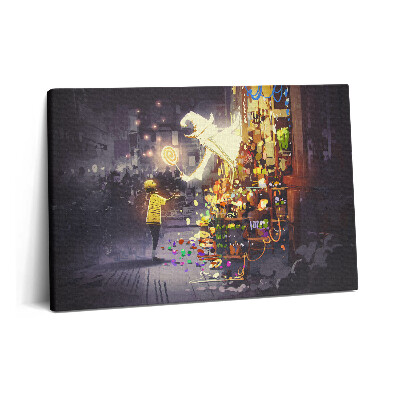 Tablou pe pânză 60x40 Ilustrație a unui basm magic