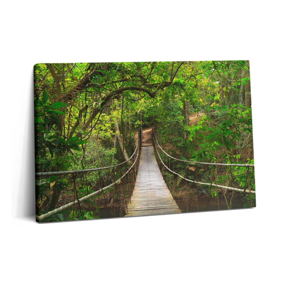 Tablou pe pânză 60x40 Pod în jungla Khao Yai