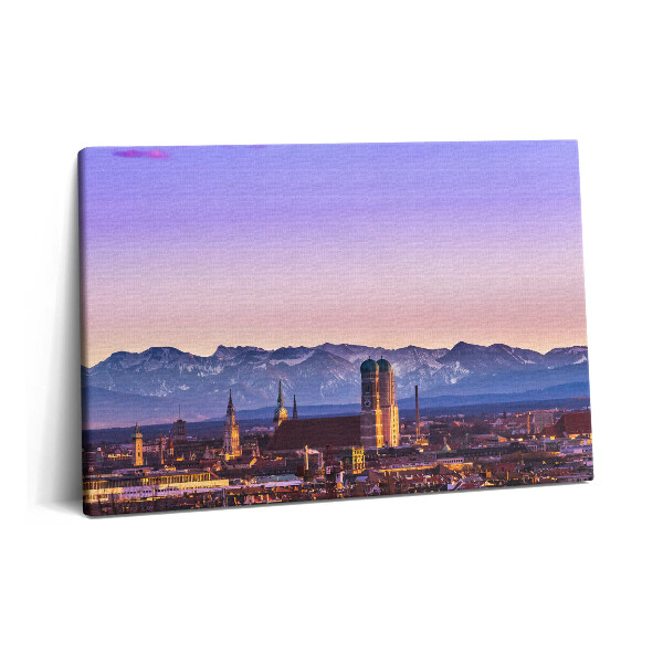 Tablou pe pânză 60x40 Alpii germani din München