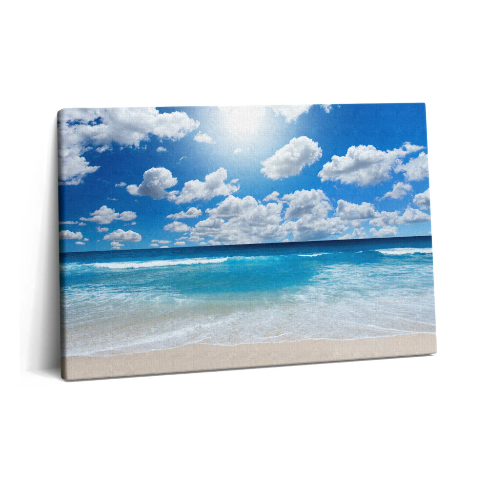 Tablou pe pânză 60x40 Plajă mare și orizont