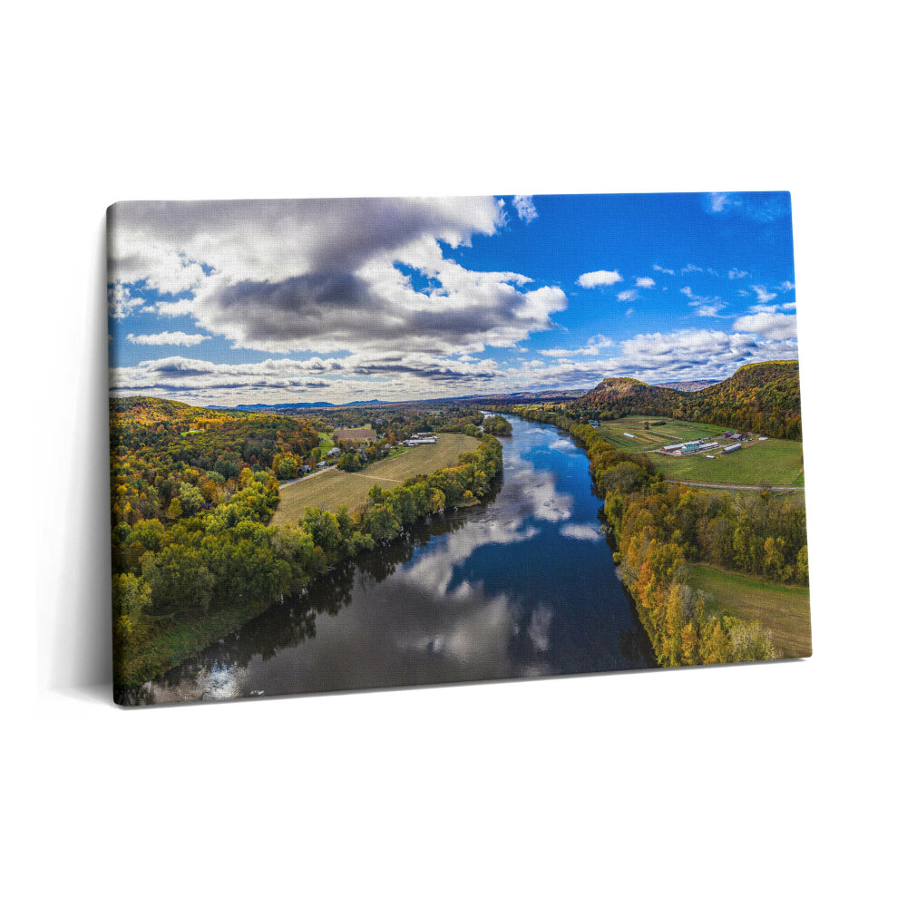 Tablou pe pânză 60x40 Reflexia cerului în râu