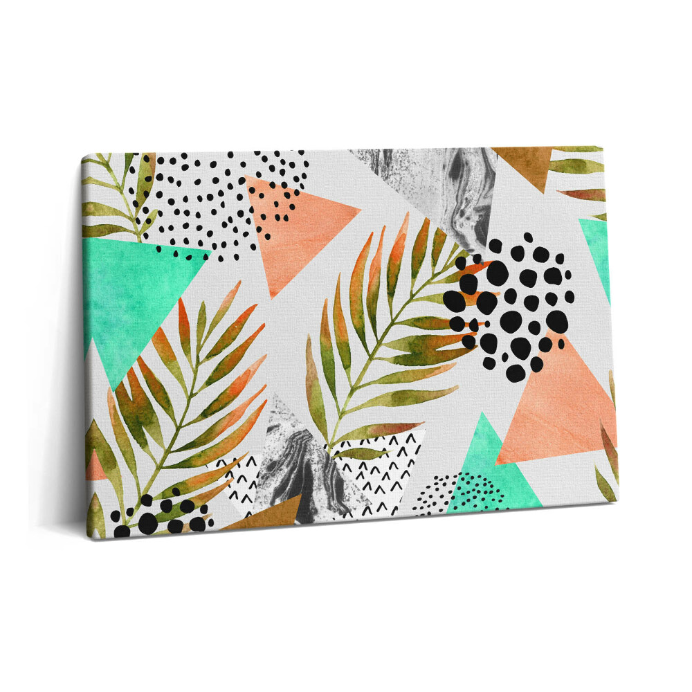 Tablou pe pânză 60x40 Model geometric abstract de vară