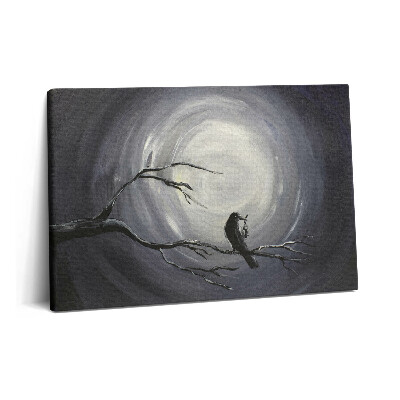Tablou pe pânză 60x40 Corb în lumina lunii