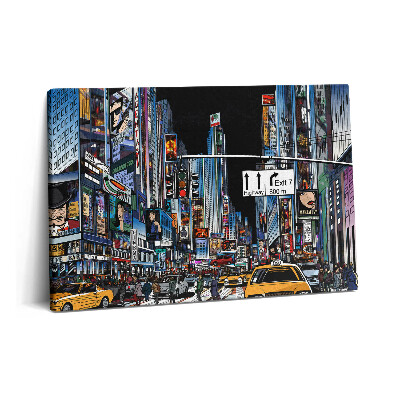 Tablou pe pânză 60x40 O viziune comică în New York