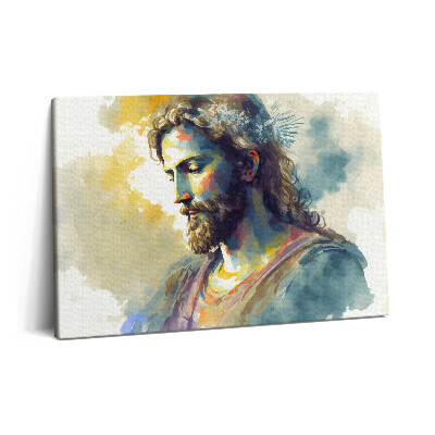 Tablou pe pânză 60x40 Pictură colorată a lui Isus