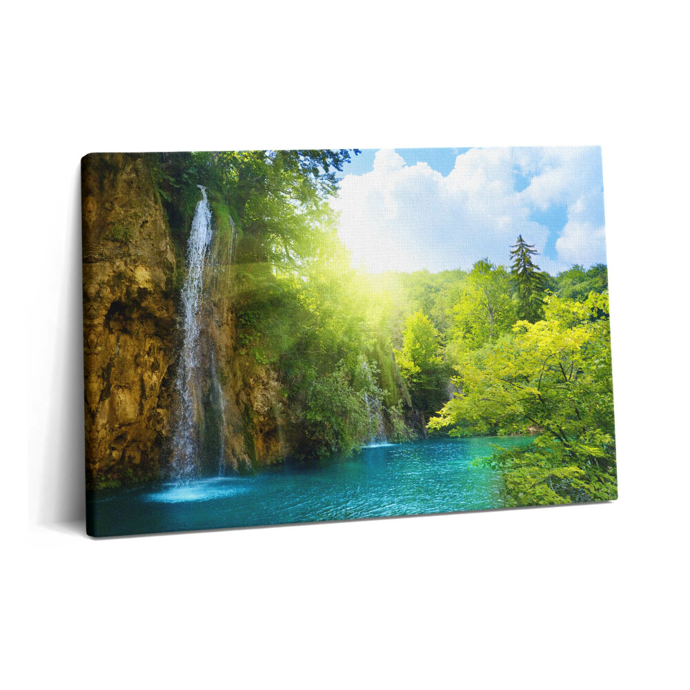 Tablou pe pânză 60x40 Peisajul Lagunei Albastre