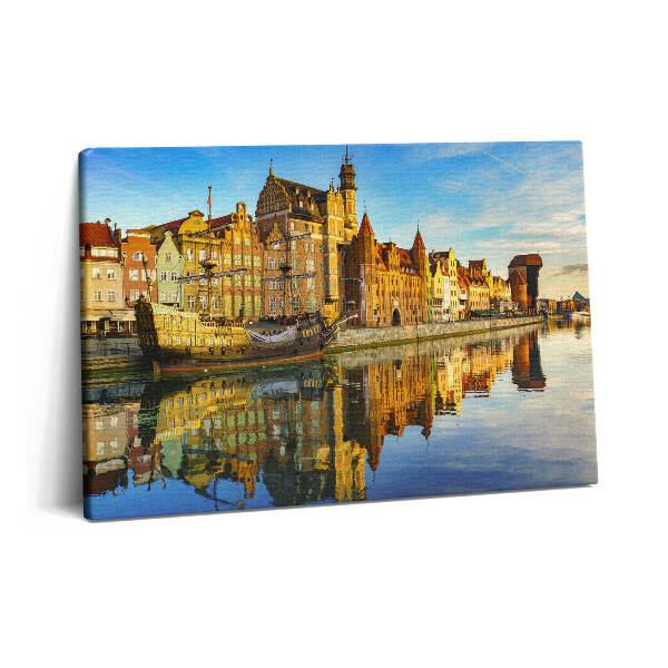 Tablou pe pânză 60x40 Motlawa din Gdańsk