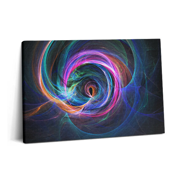 Tablou pe pânză 60x40 Abstracție - fractal colorat