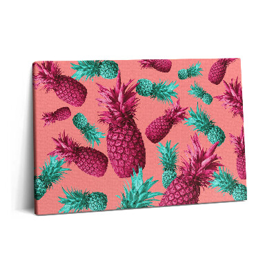 Tablou pe pânză 60x40 Ananas colorat