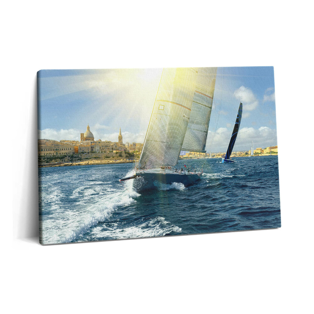 Tablou pe pânză 60x40 Iahturi plutitoare