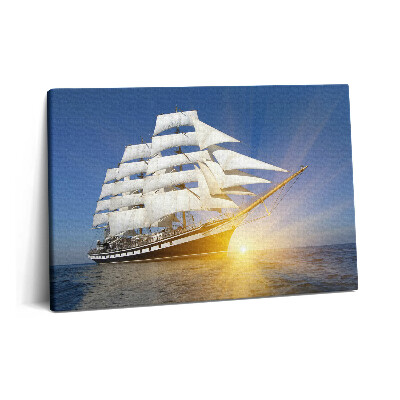 Tablou pe pânză 60x40 Iahturi cu pânze - navigație