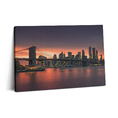 Tablou pe pânză 60x40 East River în New York