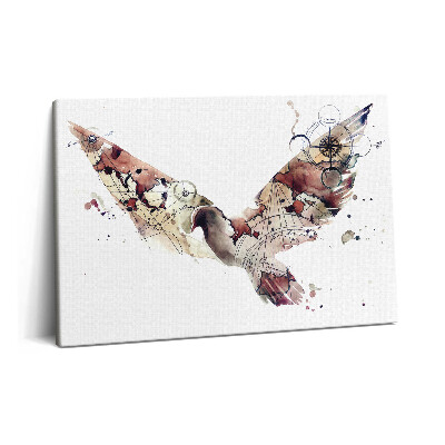 Tablou pe pânză 60x40 Acuarelă abstractă de păsări