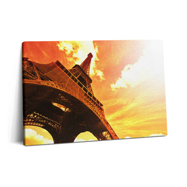 Tablou pe pânză 60x40 Atracția Turnului Eiffel din Paris