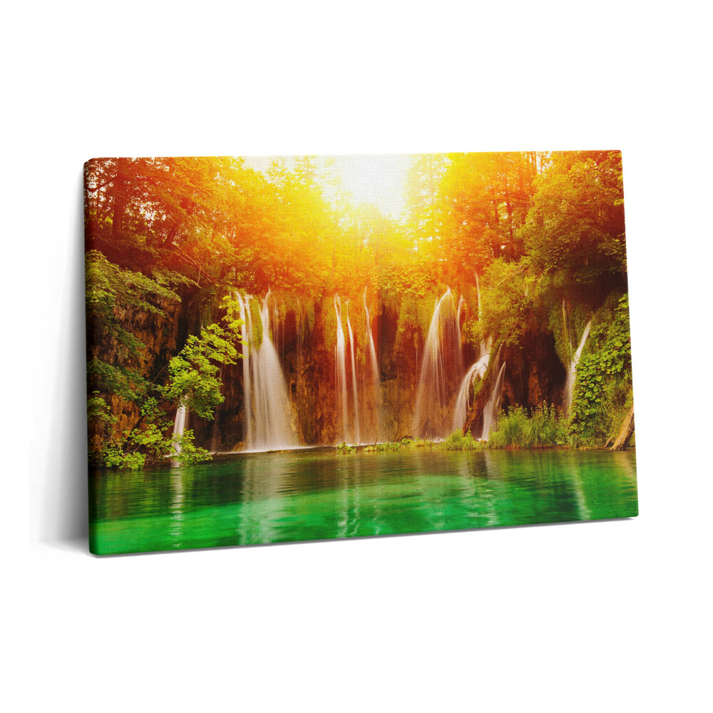 Tablou pe pânză 60x40 Vedere pitorească a cascadei