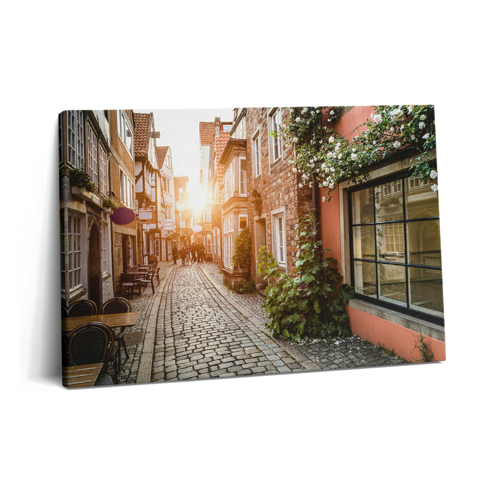 Tablou pe pânză 60x40 Stradă italiană printre clădiri