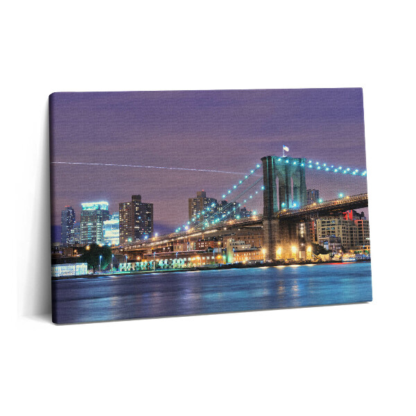 Tablou pe pânză 60x40 Podul Brooklyn