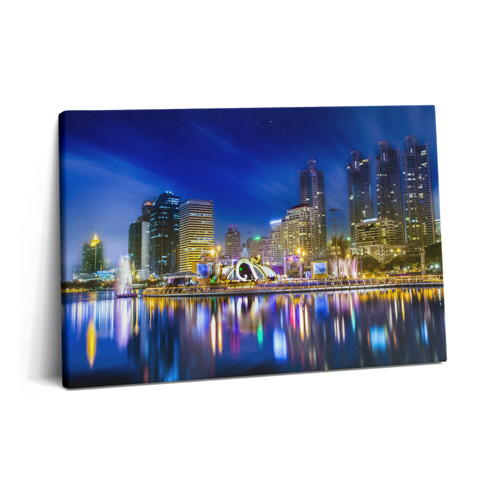 Tablou pe pânză 60x40 Un oraș plin de culori