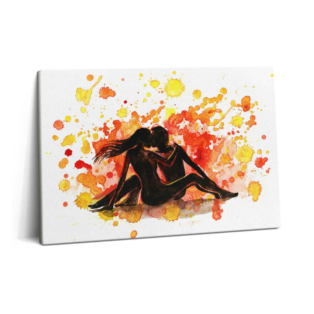 Tablou pe pânză 60x40 Un cuplu îndrăgostit