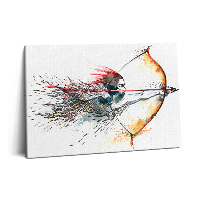 Tablou pe pânză 60x40 Un războinic la vânătoare