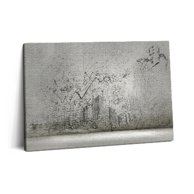 Tablou pe pânză 60x40 Schiță de oraș