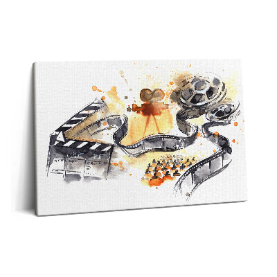 Tablou pe pânză 60x40 Fotografii - aparat foto și casete de film