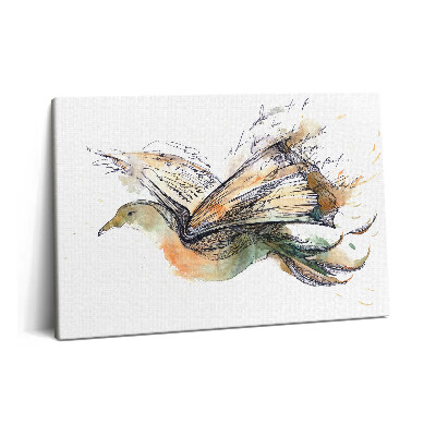 Tablou pe pânză 60x40 carte de păsări