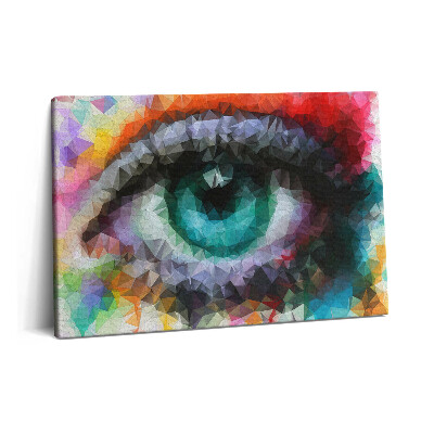 Tablou pe pânză 60x40 Ochi uman frumos și colorat
