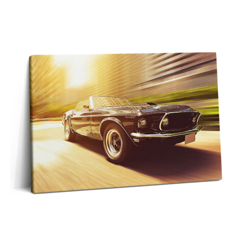 Tablou pe pânză 60x40 Mașină clasică în timp ce conduceți