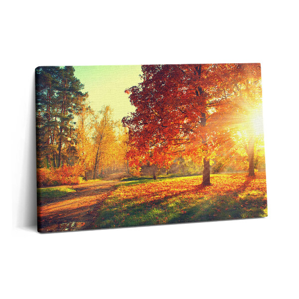 Tablou pe pânză 60x40 Parc de toamnă