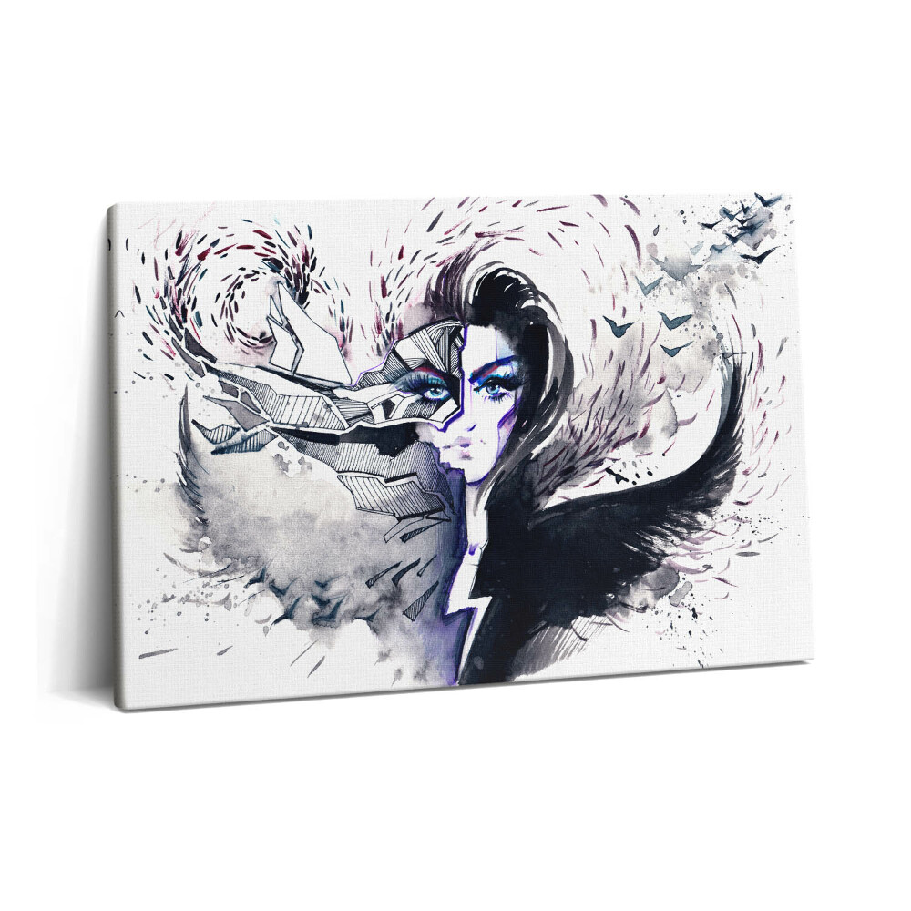 Tablou pe pânză 60x40 Ilustrație a unei femei