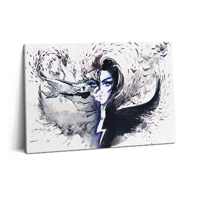 Tablou pe pânză 60x40 Ilustrație a unei femei