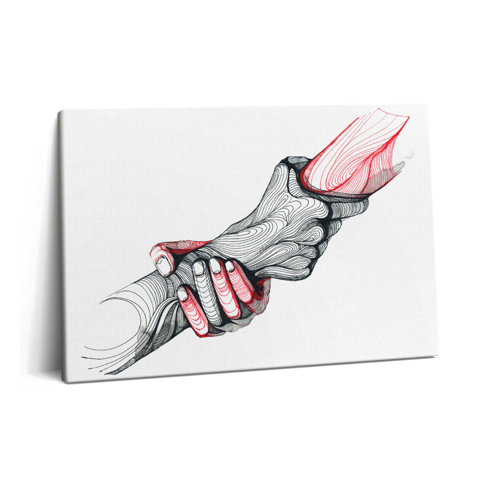 Tablou pe pânză 60x40 Se țin de mână