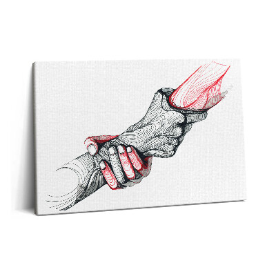 Tablou pe pânză 60x40 Se țin de mână