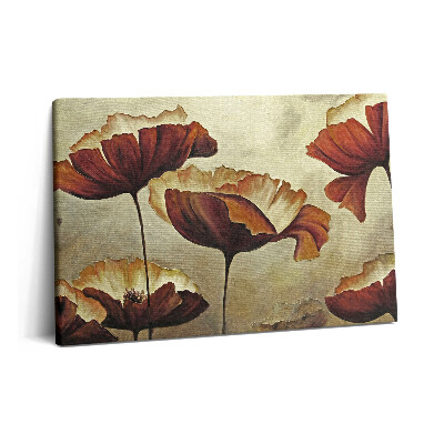 Tablou pe pânză 60x40 Maci pictați