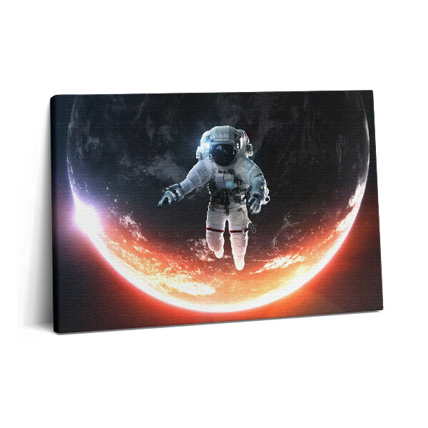 Tablou pe pânză 60x40 Astronautul în spațiu