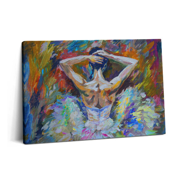 Tablou pe pânză 60x40 Balerina pictată