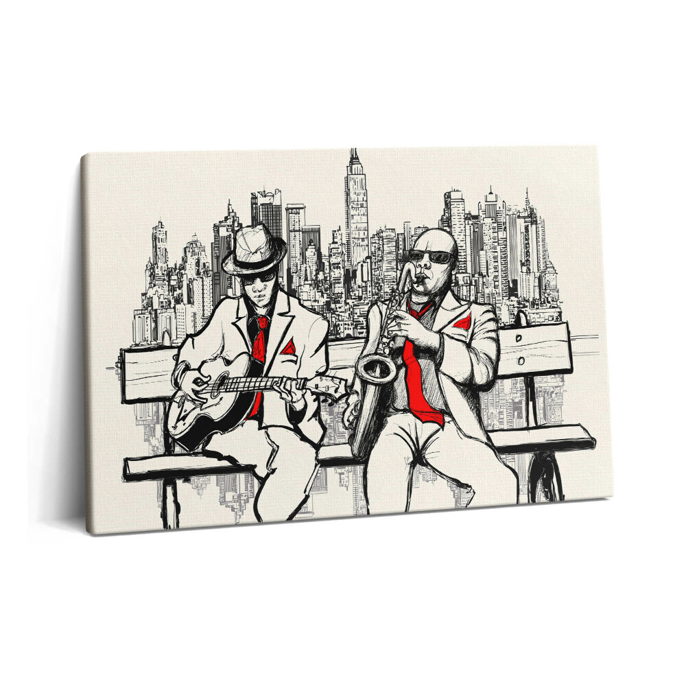 Tablou pe pânză 60x40 Jazzul în New York