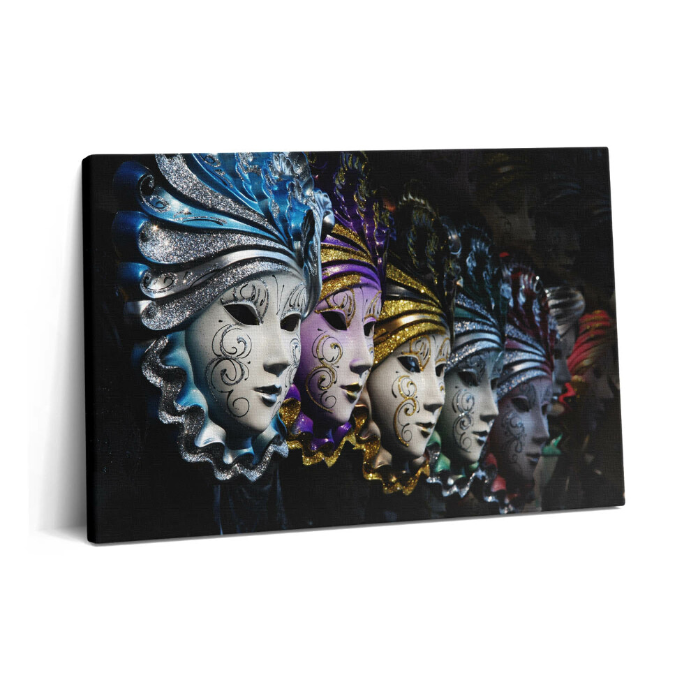 Tablou pe pânză 60x40 măști venețiene