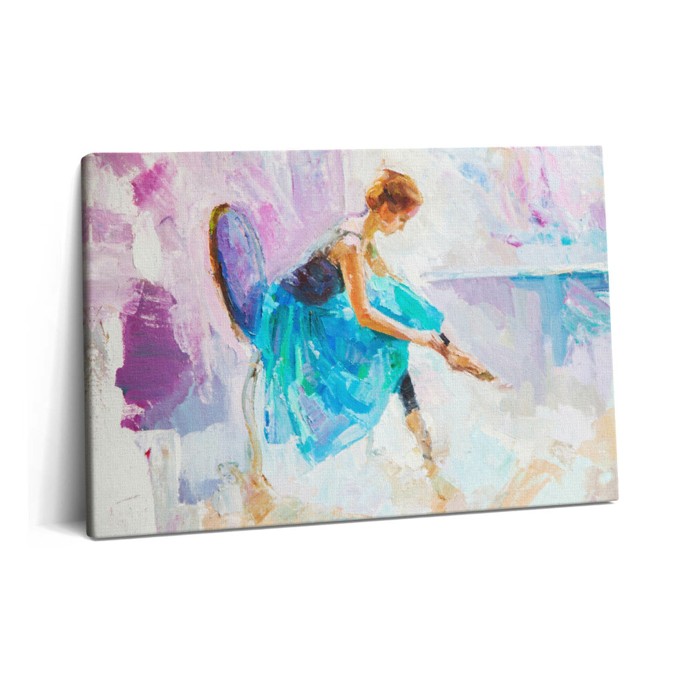 Tablou pe pânză 60x40 Antrenament de balerină