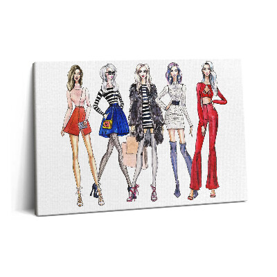 Tablou pe pânză 60x40 Fete la modă