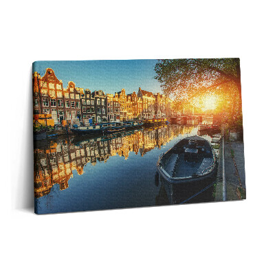 Tablou pe pânză 60x40 Orașul Amsterdam
