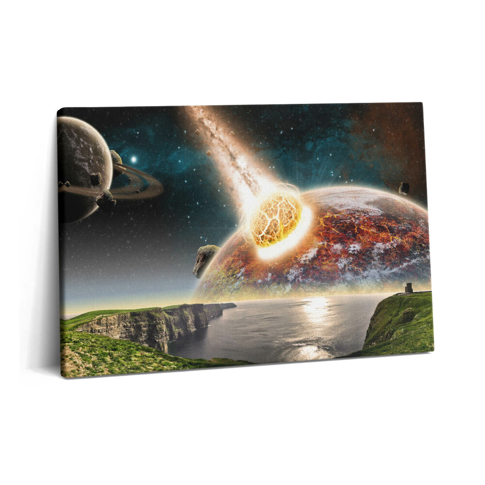 Tablou pe pânză 60x40 Sfârșitul planetei lumii