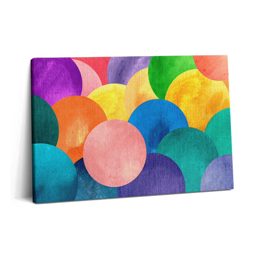 Tablou pe pânză 60x40 Cercuri abstracte