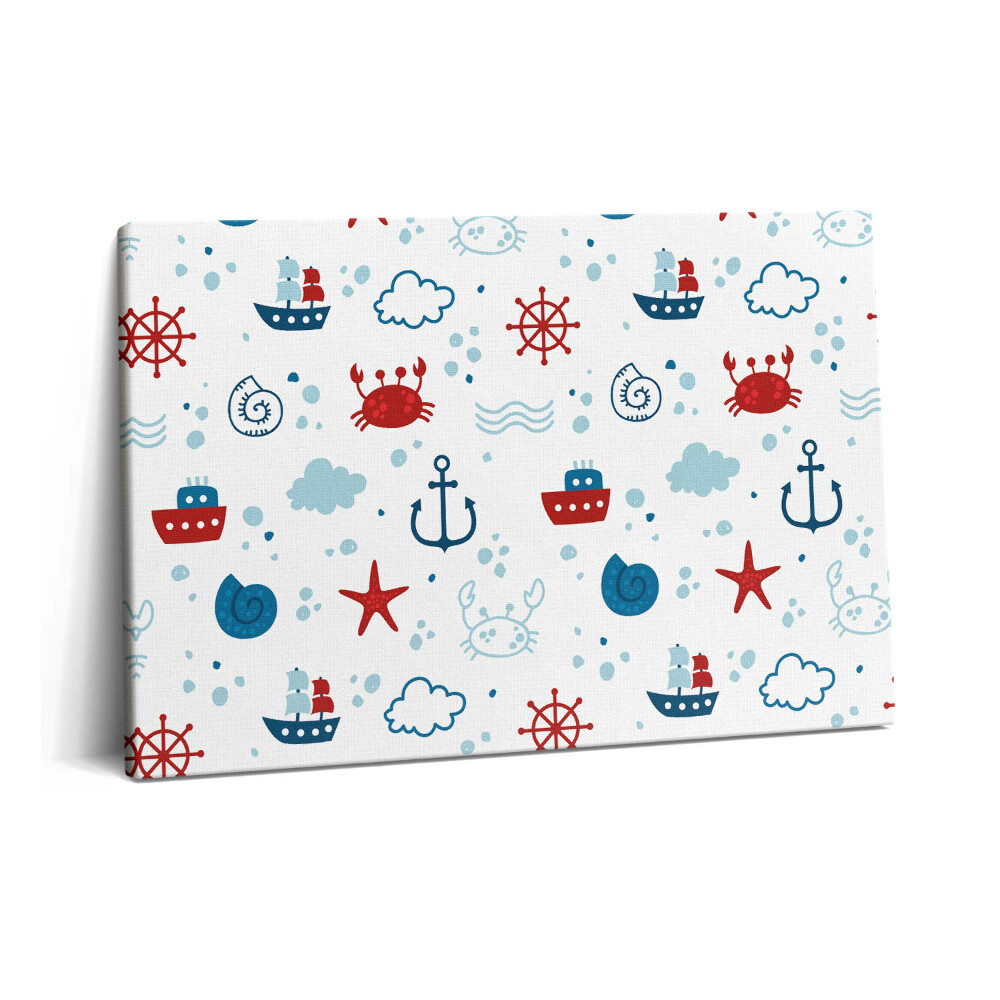 Tablou pe pânză 60x40 Modele nautice nautice
