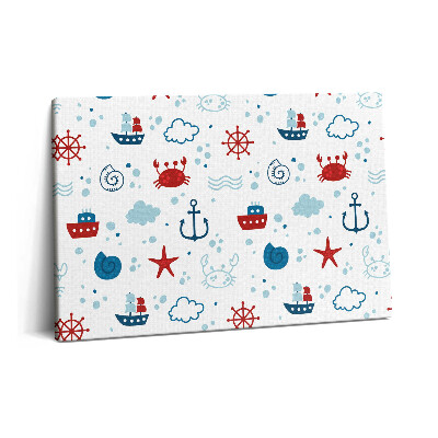 Tablou pe pânză 60x40 Modele nautice nautice