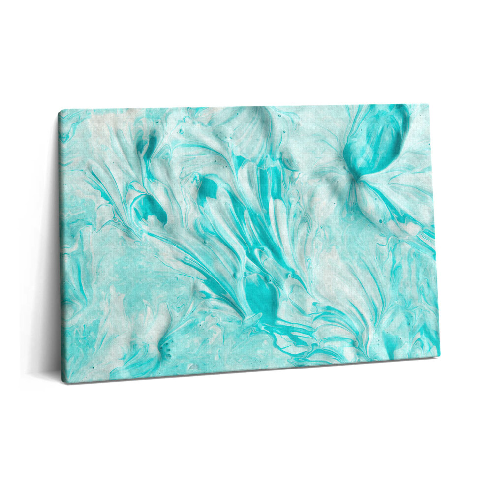 Tablou pe pânză 60x40 Tapet albastru abstract