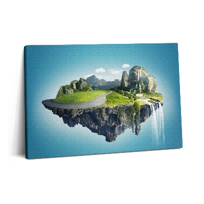 Tablou pe pânză 60x40 insulă zburătoare