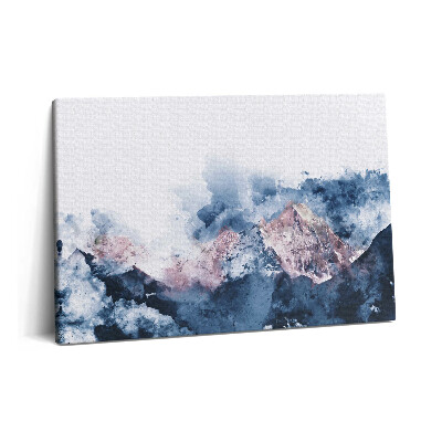 Tablou pe pânză 60x40 Rezumat al lanțurilor muntoase