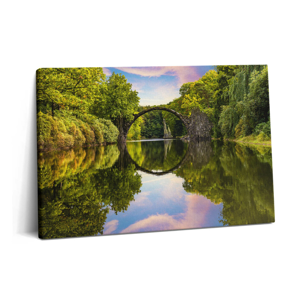 Tablou pe pânză 60x40 Pod în Parcul Kromlau, Germania